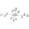 Люстра потолочная LUMION GARETA 8235/12C COMFI LN25 200 LED GX53 12*10W 220V белый, металл