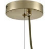 Подвес LUMION CORNE 6596/4A MODERNI LN24 E27 4*60W 220V латунь титаниум/прозрачный, металл/стекло
