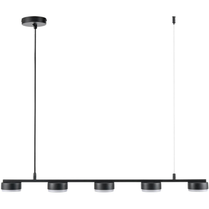 Подвесной светильник LUMION TORINA 8117/5 COMFI LN25 LED GX53 5*7W 220V черный, металл